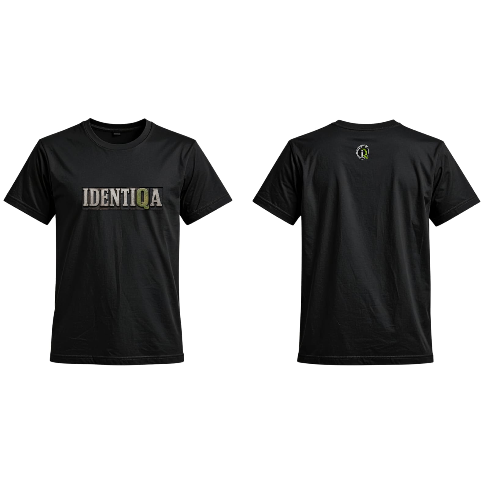 IDENTIQA Premium Crew Neck Tee | Unisex Solid | 100% Bio-Wash Cotton
